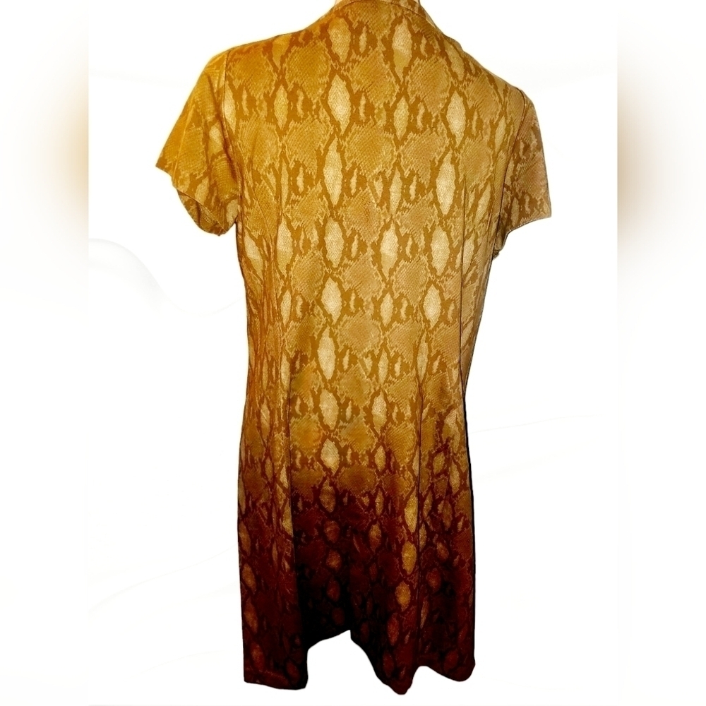 LAUREN RALPH LAUREN SNAKE PRINT DRESS - Picture 3 of 7